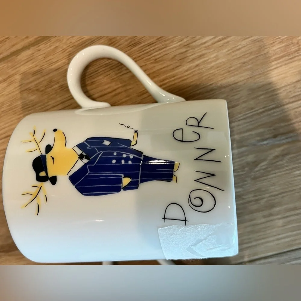Pottery Barn Set of Reindeer Themed Mugs